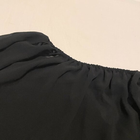 BCBG Maxazria Womens Black Top Size Large Shirt - Picture 14 of 16